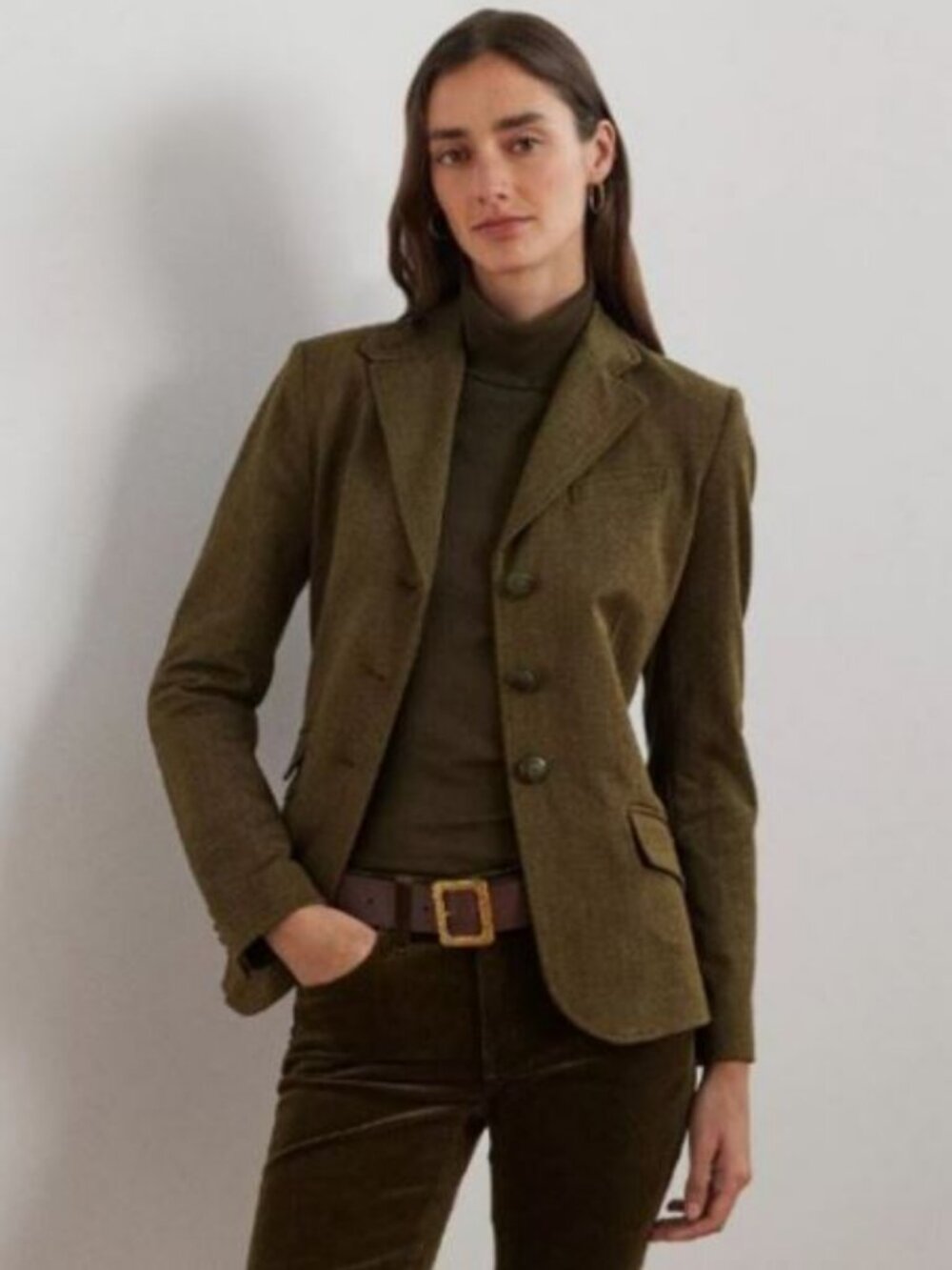 NWOT Ralph Lauren Herringbone Jacquard Blazer